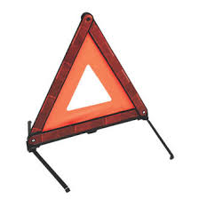 Heavy duty breakdown warning triangle